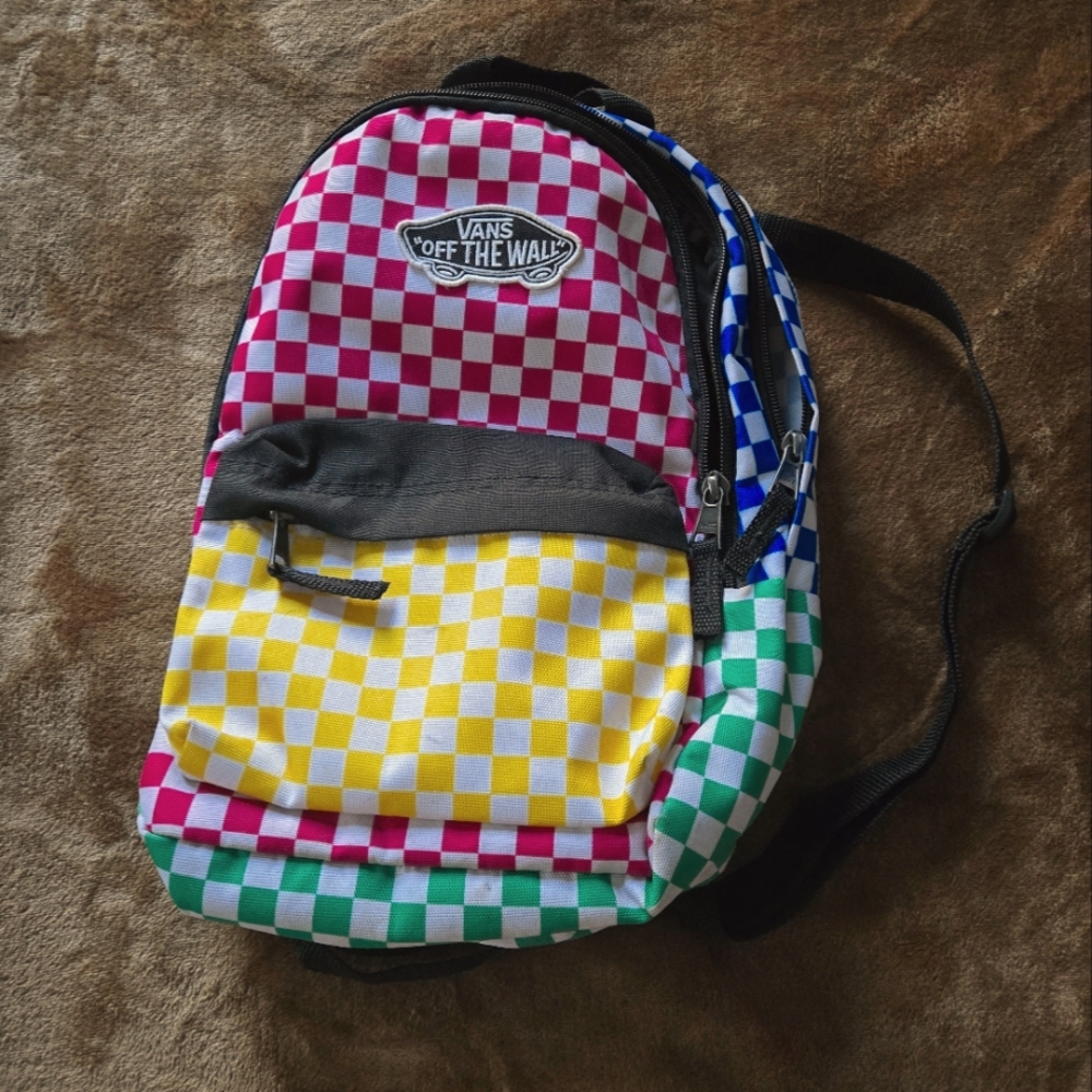 Vans Checkered Mini Backpack/Purse